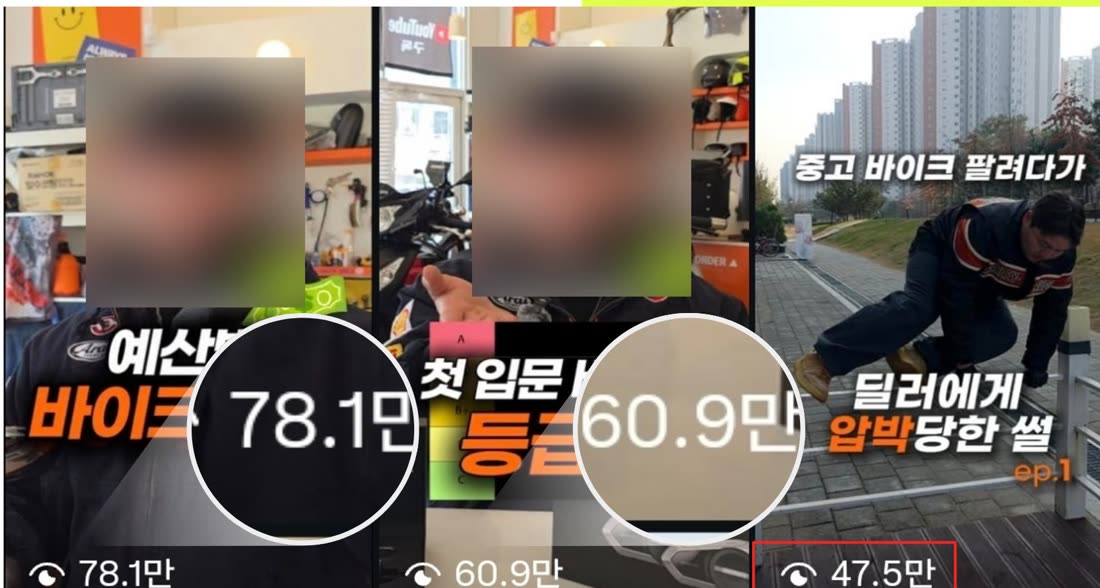 퍼스널 브랜딩 콘텐츠 성과 화면